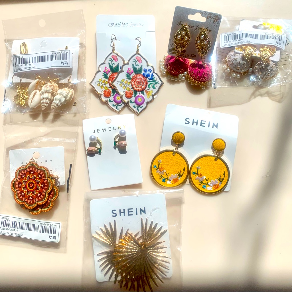 Lot Of Shein Earrings 8 Nwt 25$